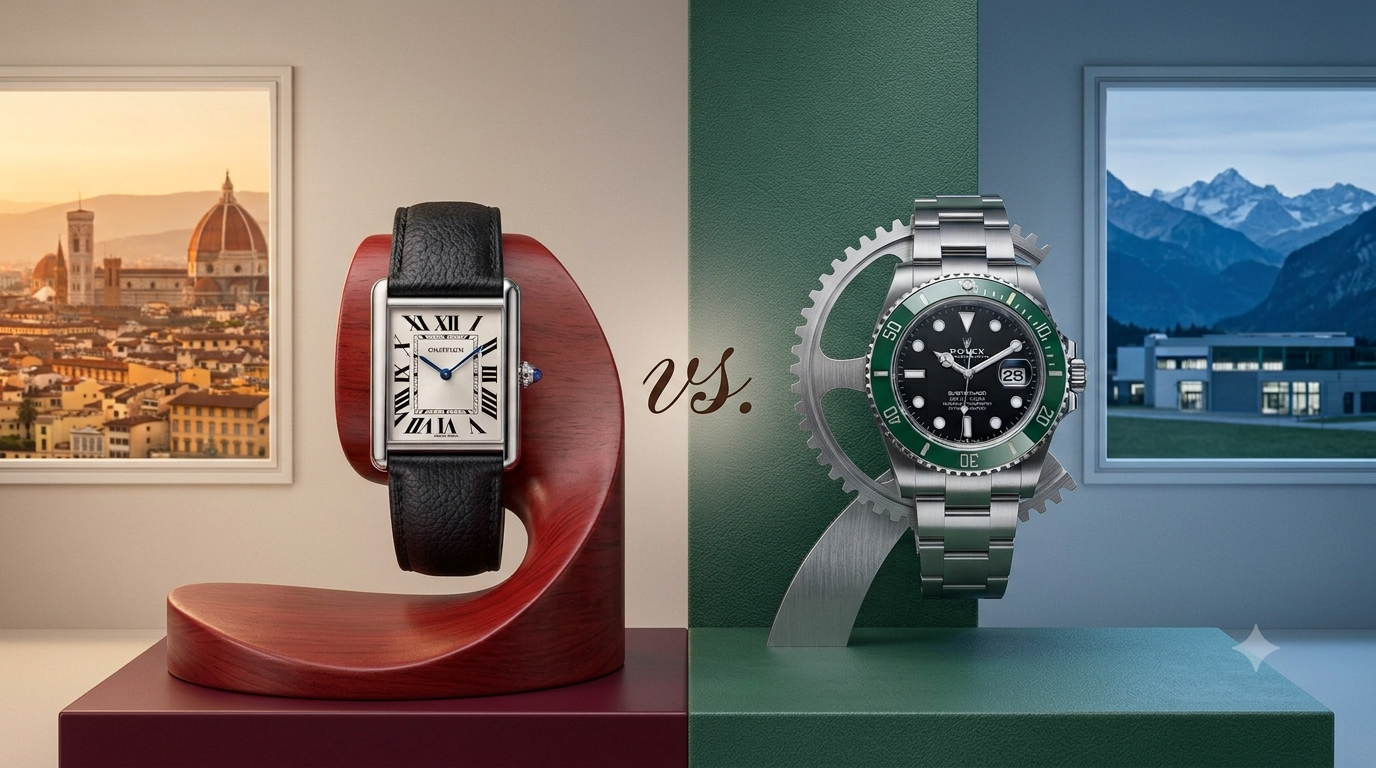 Image of Cartier mi Rolex mi? Miras, Değer ve Yatırım Açısından Karşılaştırma Rehberi